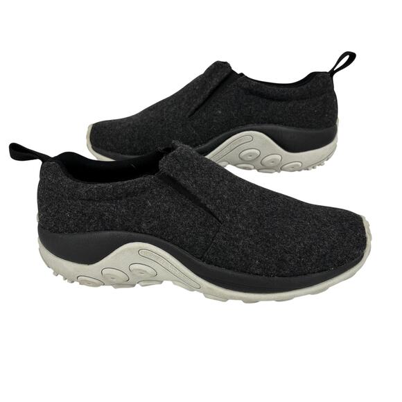 Merrell Jungle Moc Shoes Mens Size 9 Charcoal Wool Blend Slip On Sneaker Casual main image 8